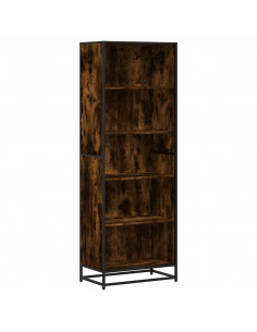 Libreria Rovere Fumo 60x35x170,5 cm in Truciolato