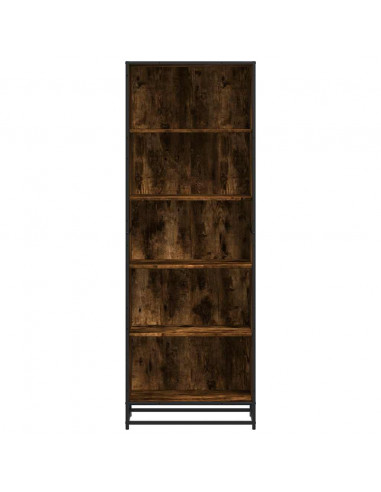 Libreria Rovere Fumo 60x35x170,5 cm in Truciolato