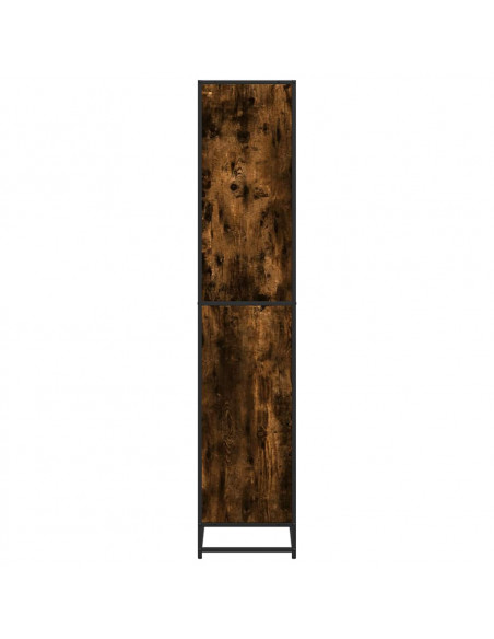 Libreria Rovere Fumo 60x35x170,5 cm in Truciolato