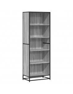 Libreria Grigio Sonoma 60x35x170,5 cm in Truciolato