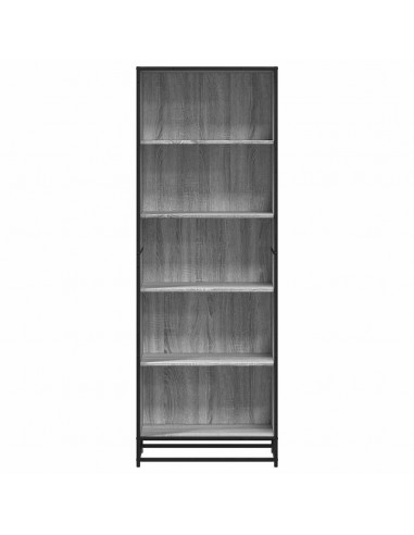 Libreria Grigio Sonoma 60x35x170,5 cm in Truciolato