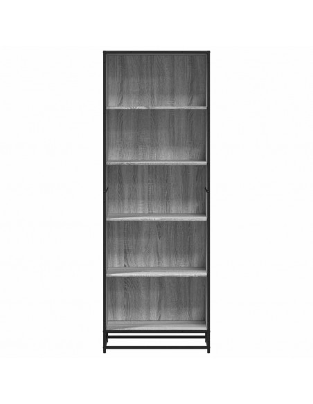 Libreria Grigio Sonoma 60x35x170,5 cm in Truciolato