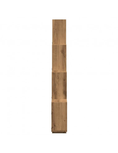 Mensola a Muro Cubo Artigianale 90x15x119,5cm Legno Multistrato