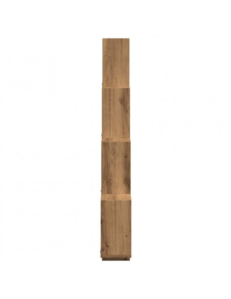 Mensola a Muro Cubo Artigianale 90x15x119,5cm Legno Multistrato