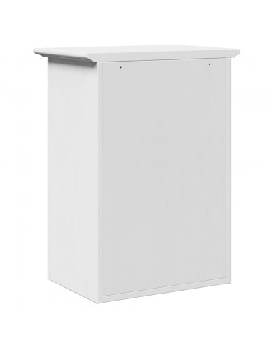 Pensile da Bagno BODO Bianco 44x30x60 cm