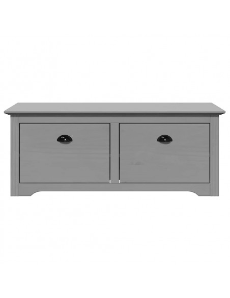 Panca da Ingresso BODO Grigia 114x40x45 cm