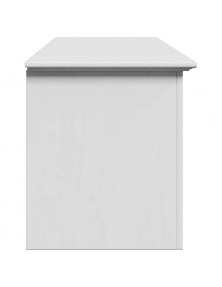 Panca da Ingresso BODO Bianca 114x40x45 cm