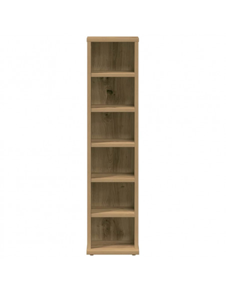 Mobile Porta CD Artigianale 21x20x88 cm Legno Multistrato