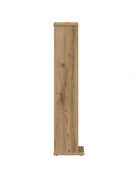 Mobile Porta CD Artigianale 21x20x88 cm Legno Multistrato