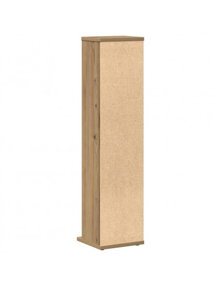 Mobile Porta CD Artigianale 21x20x88 cm Legno Multistrato