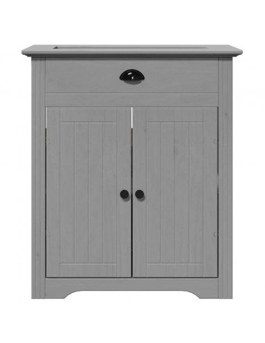 Mobile Lavabo da Bagno BODO Grigio 70x35x80 cm