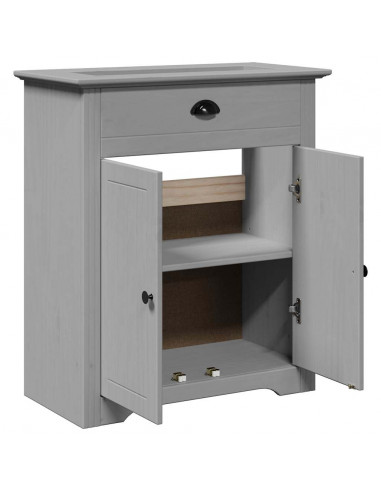 Mobile Lavabo da Bagno BODO Grigio 70x35x80 cm