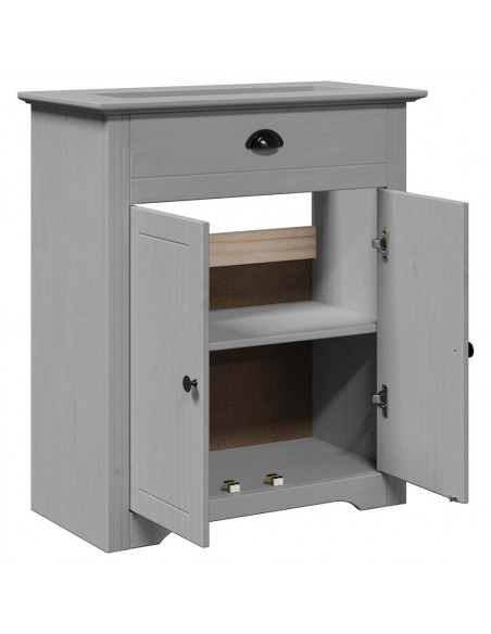 Mobile Lavabo da Bagno BODO Grigio 70x35x80 cm