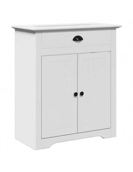 Mobile Lavabo da Bagno BODO Bianco 70x35x80 cm