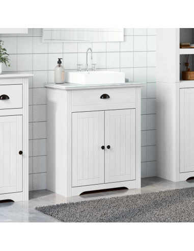 Mobile Lavabo da Bagno BODO Bianco 70x35x80 cm