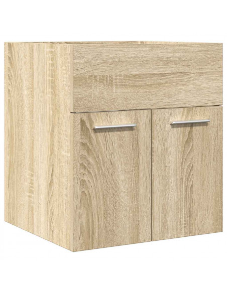Mobile Lavabo Bagno Rovere Sonoma 41x38,5x46 cm in Truciolato