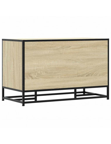 Scarpiera Sonoma Rovere 84x40x53,5 cm in Truciolato e Metallo