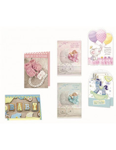 CF12 BIGLIETTI BATTESIMO ASSORTITI