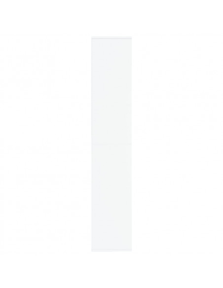 Scarpiera Bianca 54x34x183 cm in Legno Multistrato