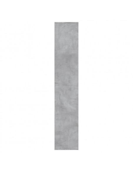Scarpiera Grigio Cemento 54x34x183 cm in Truciolato