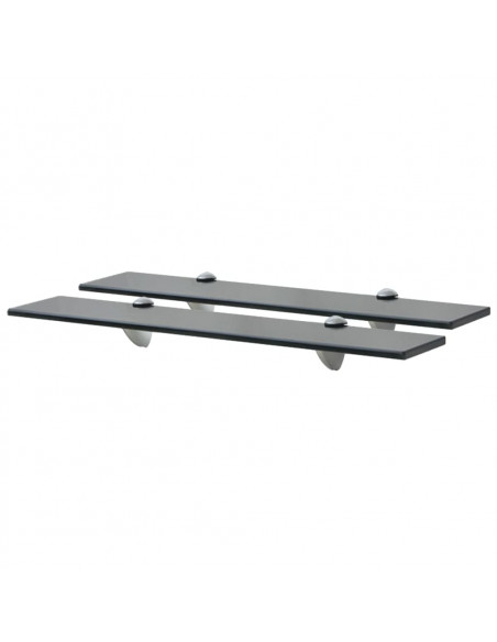 Mensole Galleggianti 2 pz in Vetro 60x10 cm 8 mm