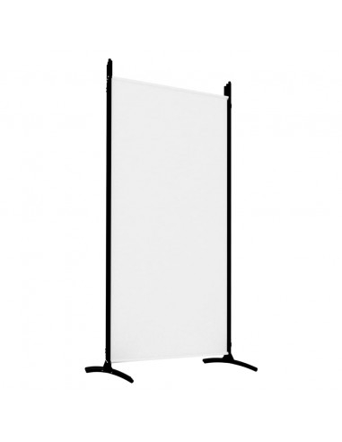 Divisorio a 5 Pannelli Bianco 433x180 cm Tessuto