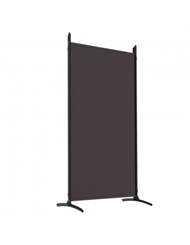 Divisorio a 5 Pannelli Marrone 433x180 cm in Tessuto