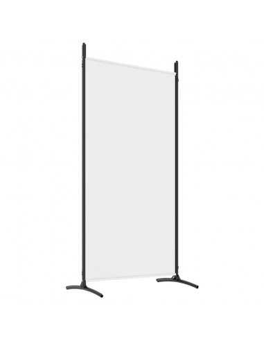 Divisorio a 4 Pannelli Bianco 346x180 cm Tessuto