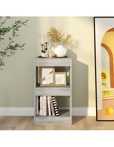 Libreria/Divisorio Grigio Sonoma 40x30x72 cm