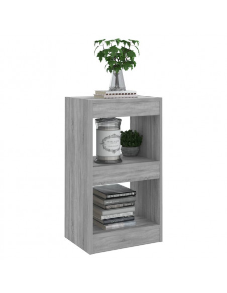 Libreria/Divisorio Grigio Sonoma 40x30x72 cm