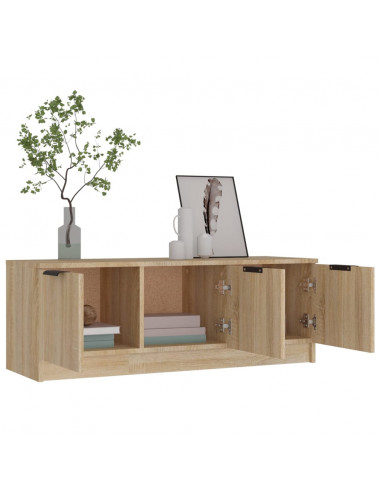 Mobile Porta TV Rovere Sonoma 102x35x36,5 cm Legno Multistrato