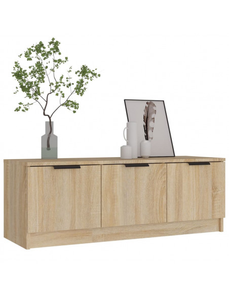 Mobile Porta TV Rovere Sonoma 102x35x36,5 cm Legno Multistrato