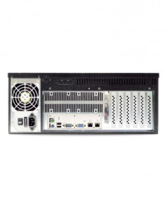 AIC CHASSIS 4U RMC-4S BLACK ATX MB FAN STEEL DOOR 7*FULL SLOT NO PSU