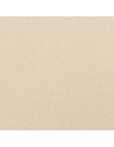 Giroletto con Testiera Crema 140x190 cm in Tessuto