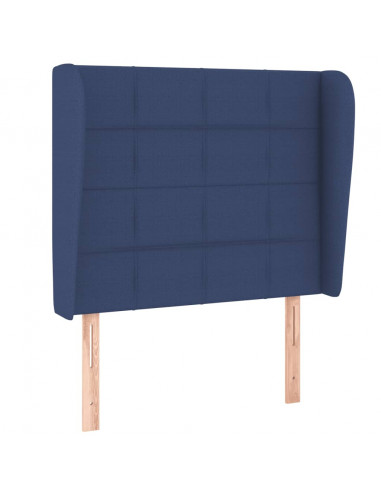 Giroletto a Molle con Materasso Blu 80x200 cm inTessuto