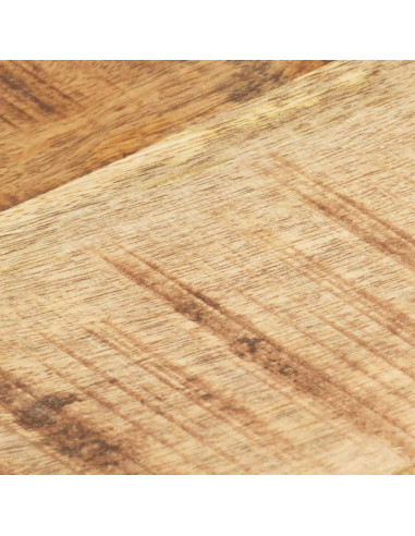 Piano Tavolo in Legno Massello di Mango 25-27 mm 60x60 cm