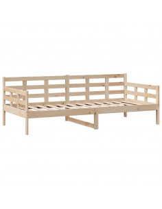 Dormeuse con Cassetti 80x200 cm in Legno Massello di Pino