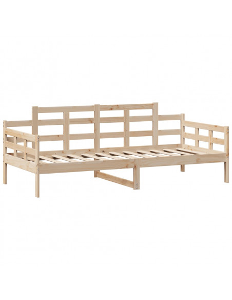 Dormeuse con Cassetti 80x200 cm in Legno Massello di Pino
