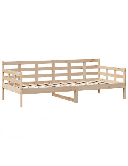 Dormeuse con Cassetti 90x200 cm Legno Massello Pino