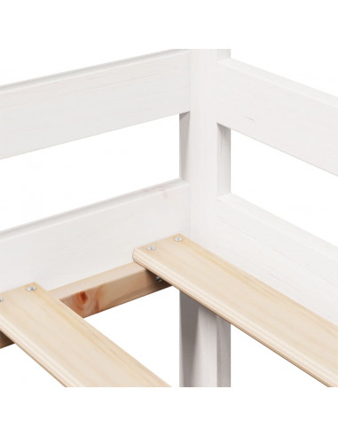 Dormeuse con Cassetti 90x200 cm Legno Massello Pino