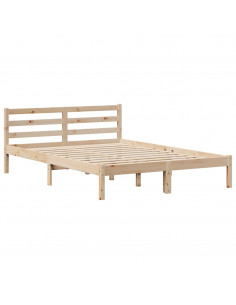 Letto senza Materasso 160x200 cm in Legno Massello di Pino