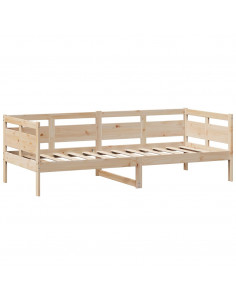 Dormeuse con Cassetti 80x200 cm in Legno Massello di Pino