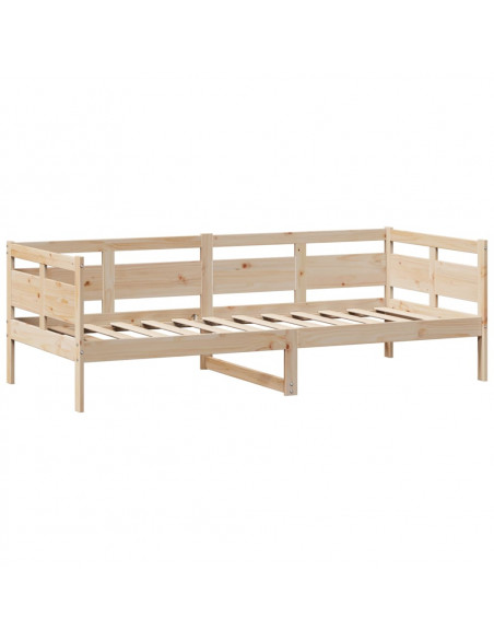Dormeuse con Cassetti 80x200 cm in Legno Massello di Pino