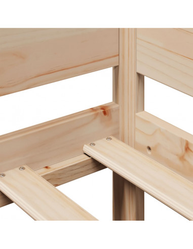 Dormeuse con Cassetti 80x200 cm in Legno Massello di Pino