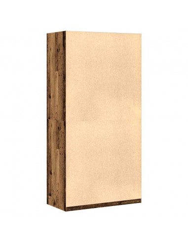 Armadio Legno Antico 100x50x200 cm in Legno Multistrato
