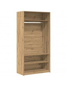 Armadio Rovere Artigianale 100x50x200 cm in Legno Multistrato