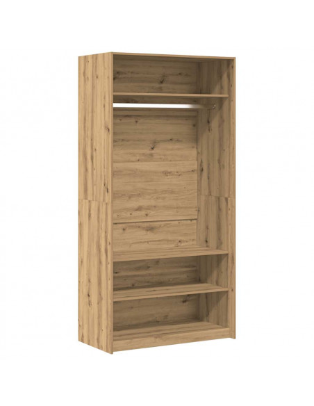 Armadio Rovere Artigianale 100x50x200 cm in Legno Multistrato