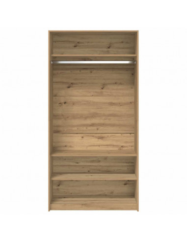 Armadio Rovere Artigianale 100x50x200 cm in Legno Multistrato