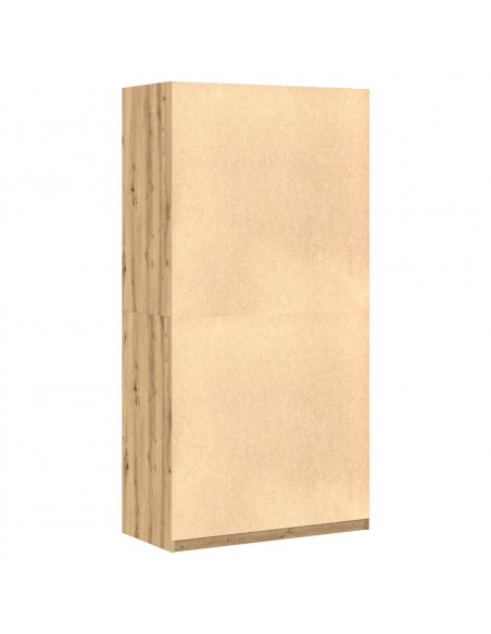 Armadio Rovere Artigianale 100x50x200 cm in Legno Multistrato