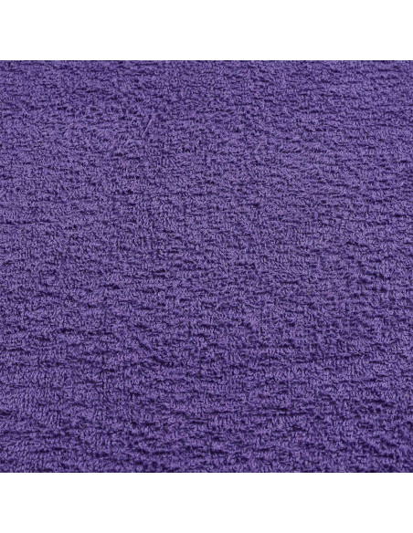 Asciugamani da Bagno 10pz Viola 100x150cm 360g/m² 100% Cotone